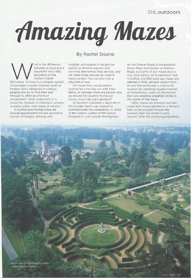 Somerleyton maze
