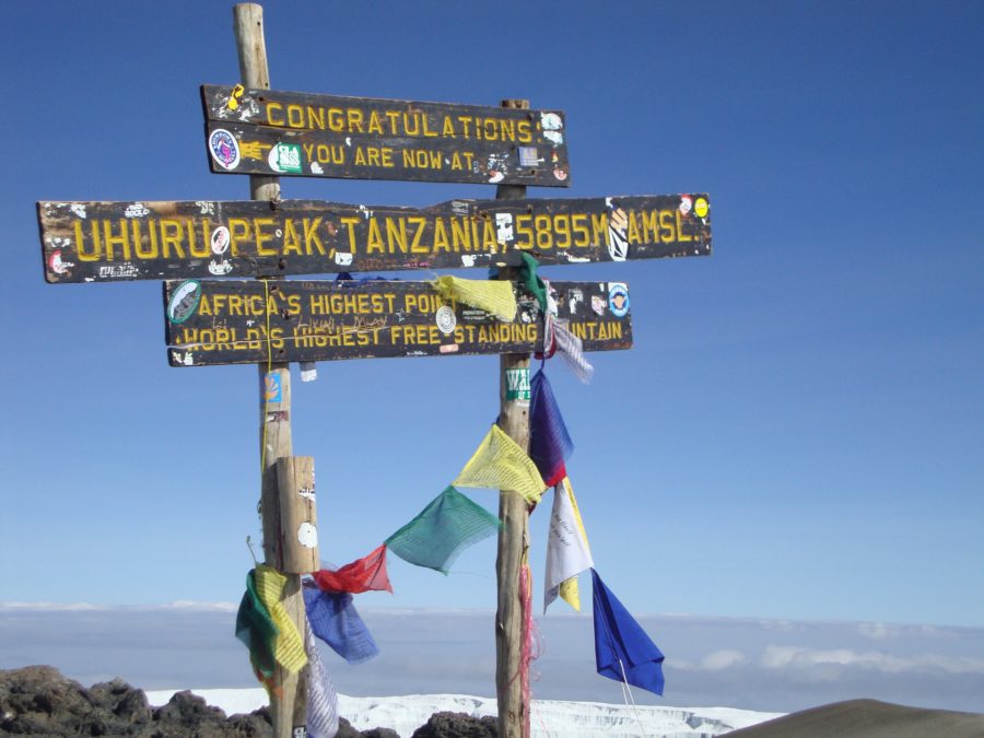 Summit of mount kilimanjaro