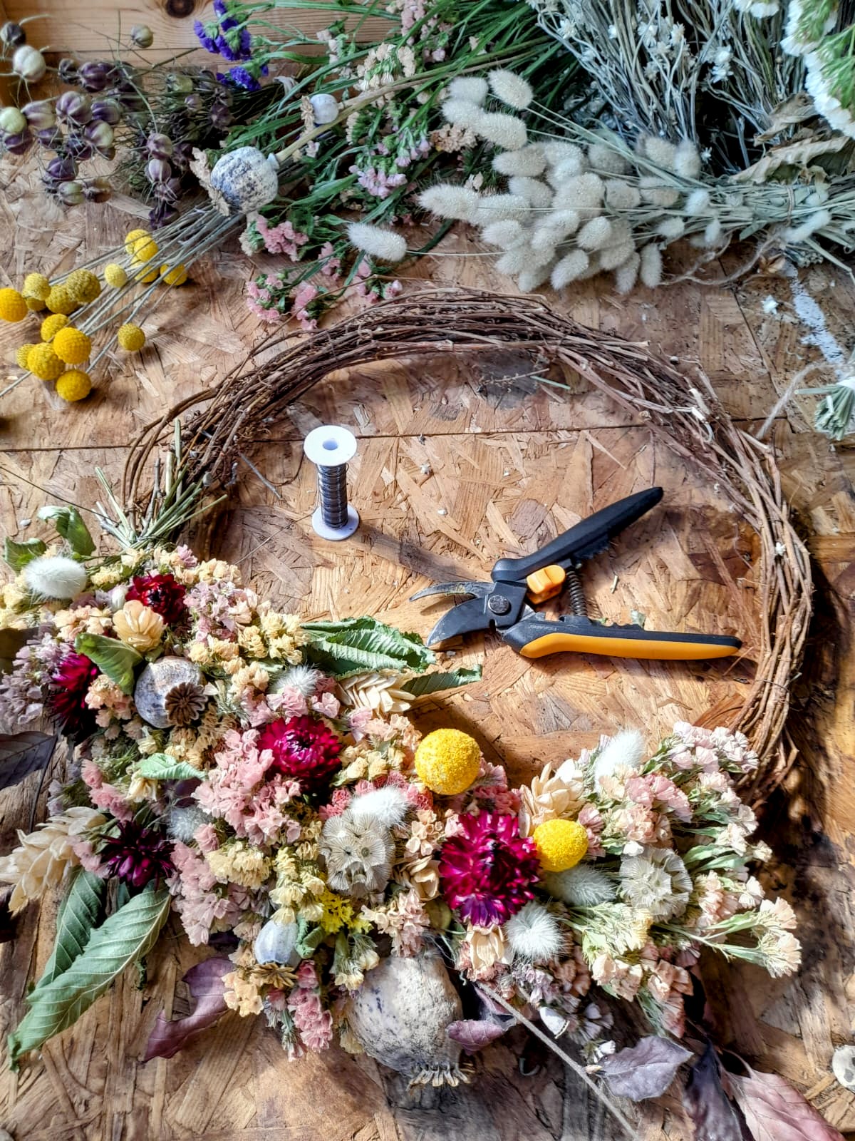 Autumn wreath making workshop – Somerleyton
